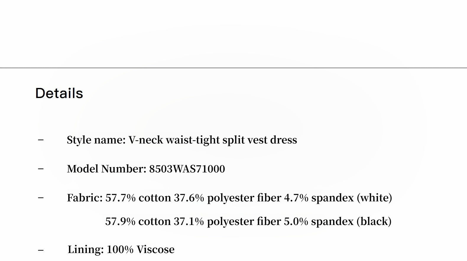 Micro-cocoon-shaped I-shaped pleated V-neck commuting slim-fitting split vest dress for women-3