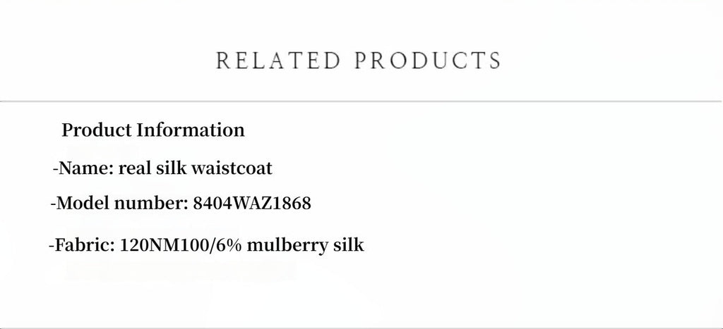 20NM ultra-fine high-quality silk, smooth and elegant U-neck straight knitted vest T-3