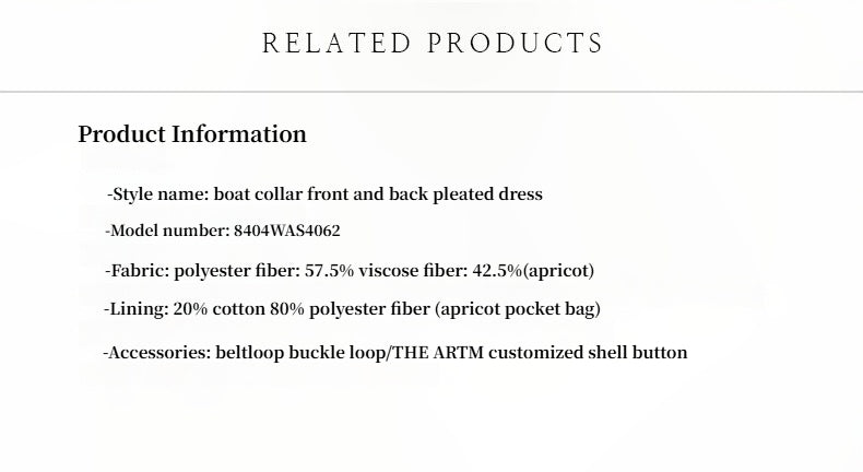 Original design handmade pleated straight sleeveless boat neck dress-3