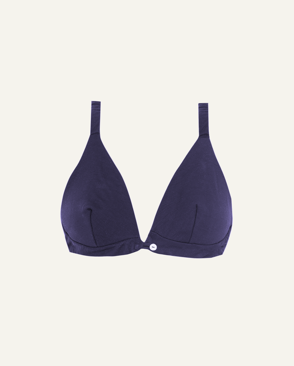 Merino Wool Front-Open Bra – Dark Blue-0