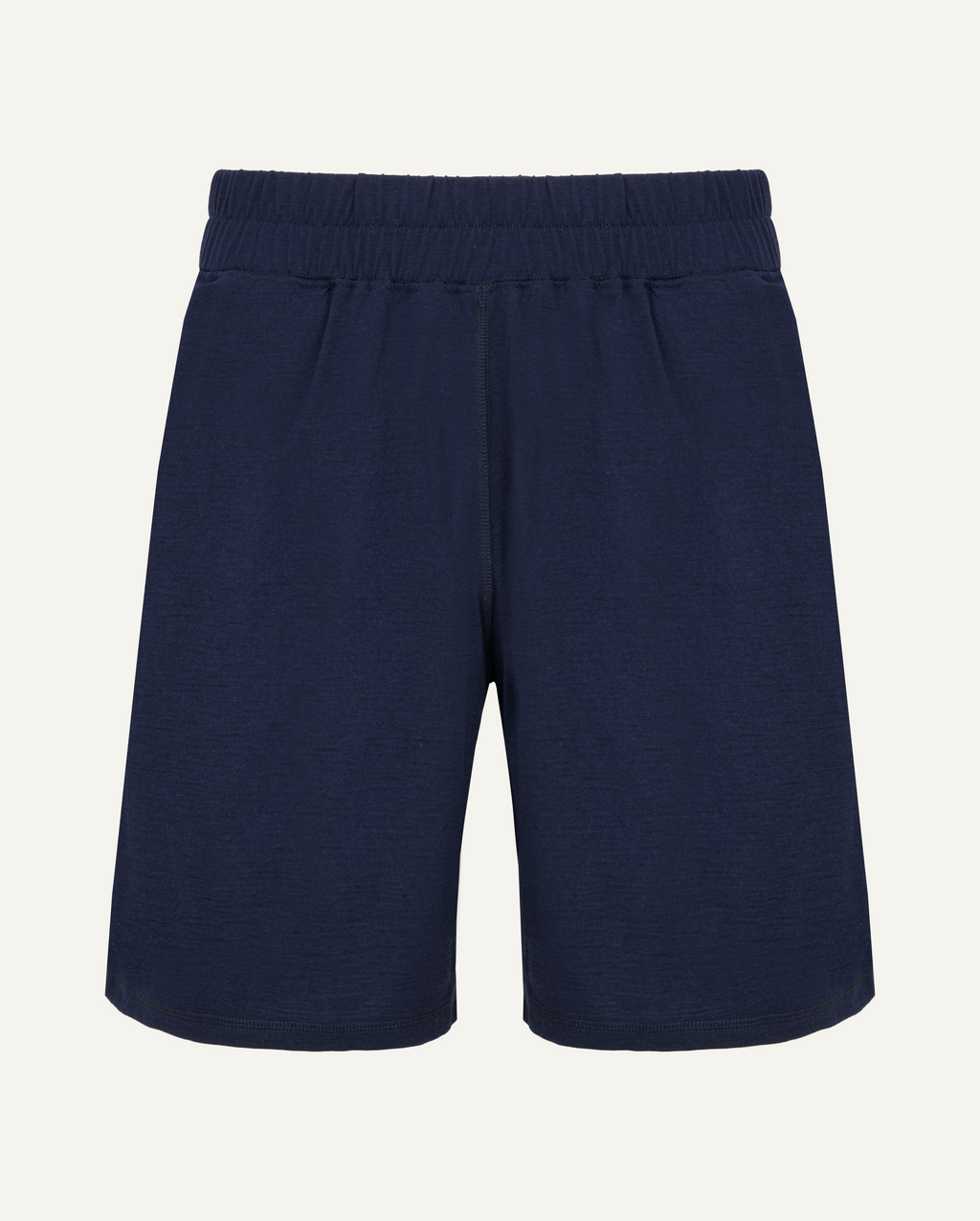 Men's Merino Wool Sports Shorts - Dark Blue-2