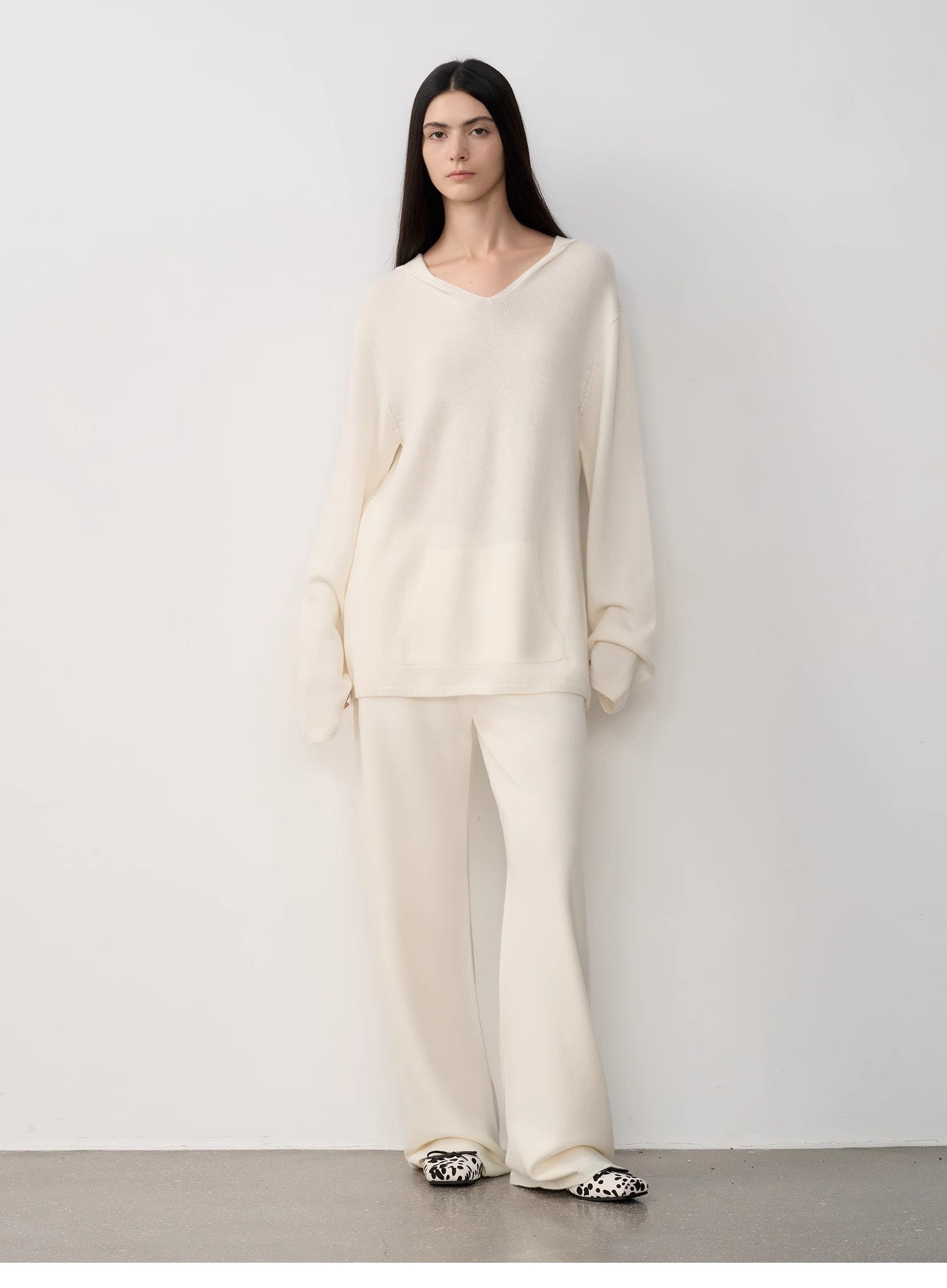"Warm and waxy music" Australian merino wool knitted suit-9