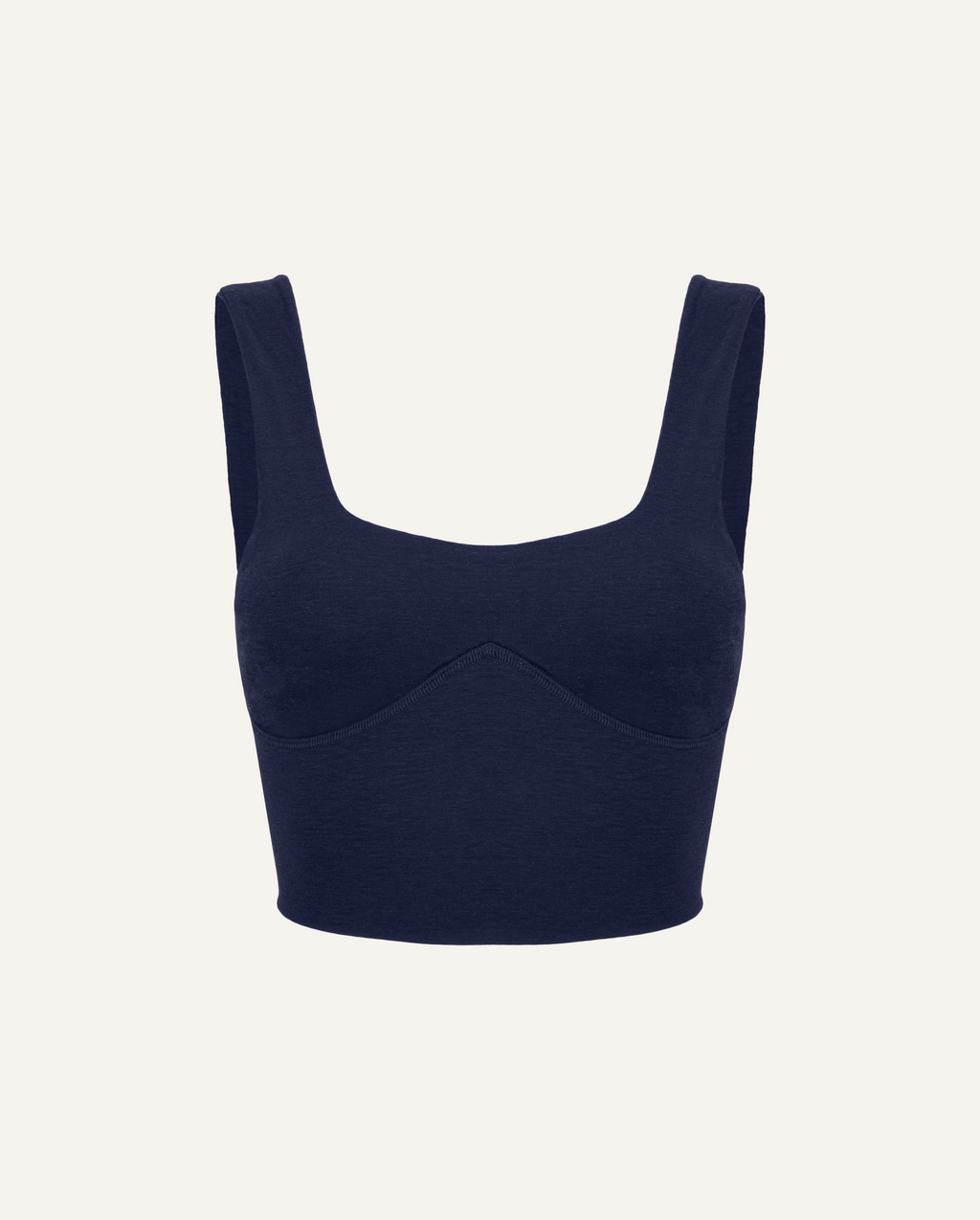 Merino Wool Sports Bra - Dark Blue-0