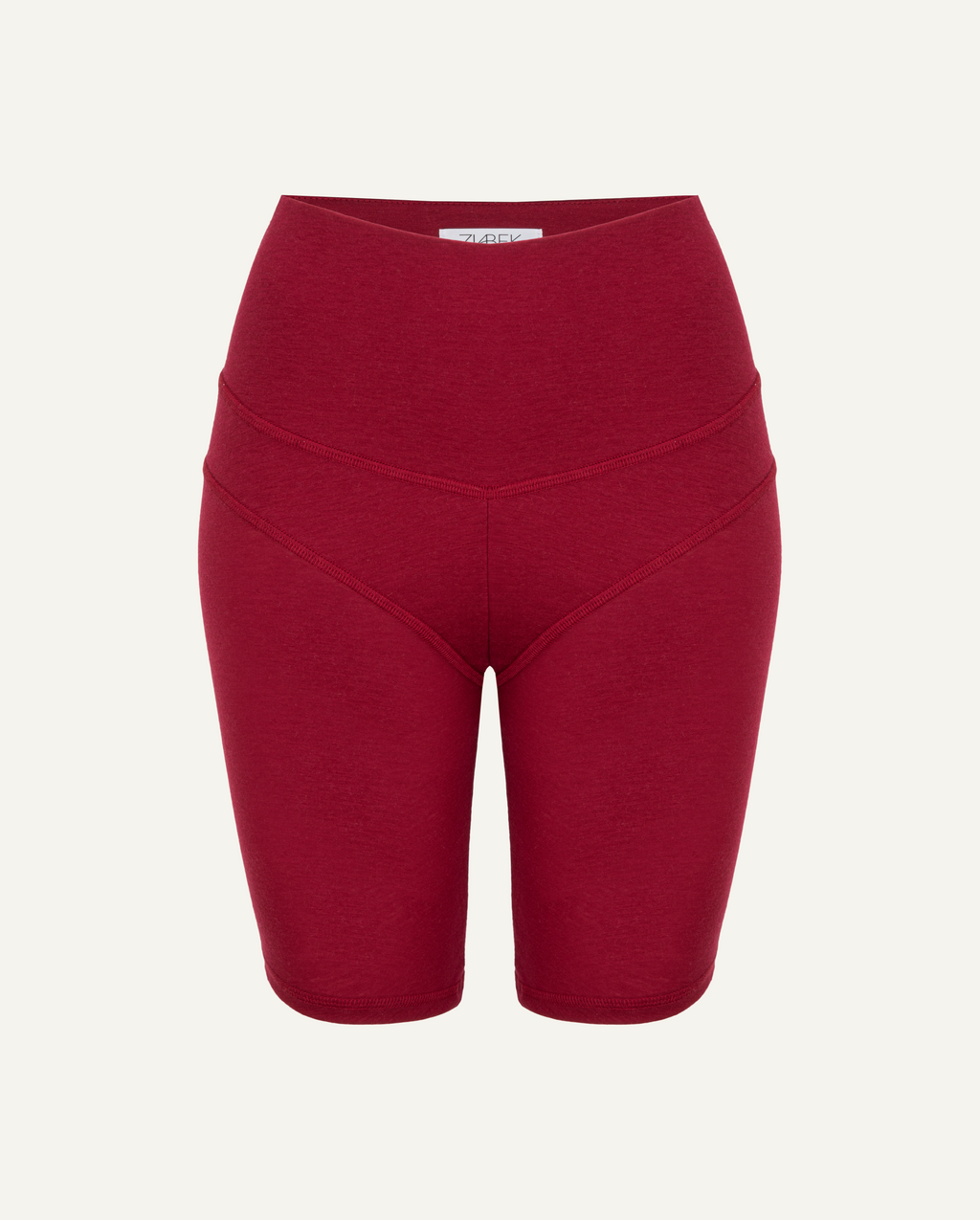 Women's Lyocell/Wool Sports Shorts - Burgundy-0