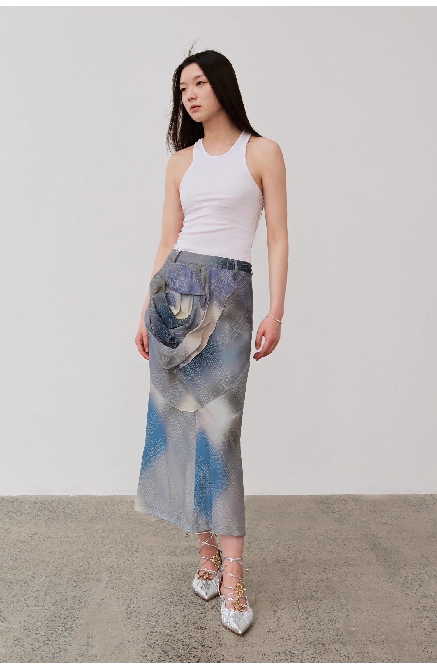 "Summer Tour" small I-shaped vest camisole women's summer elastic cotton slim fit inner sleeveless top-4