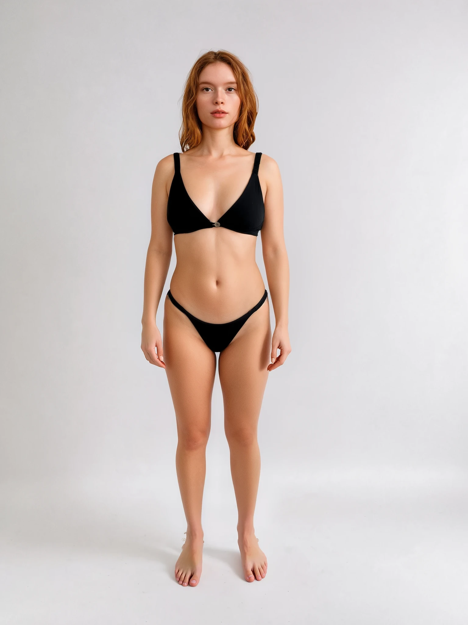Merino Wool Front-Open Bra – Dark Blue-1