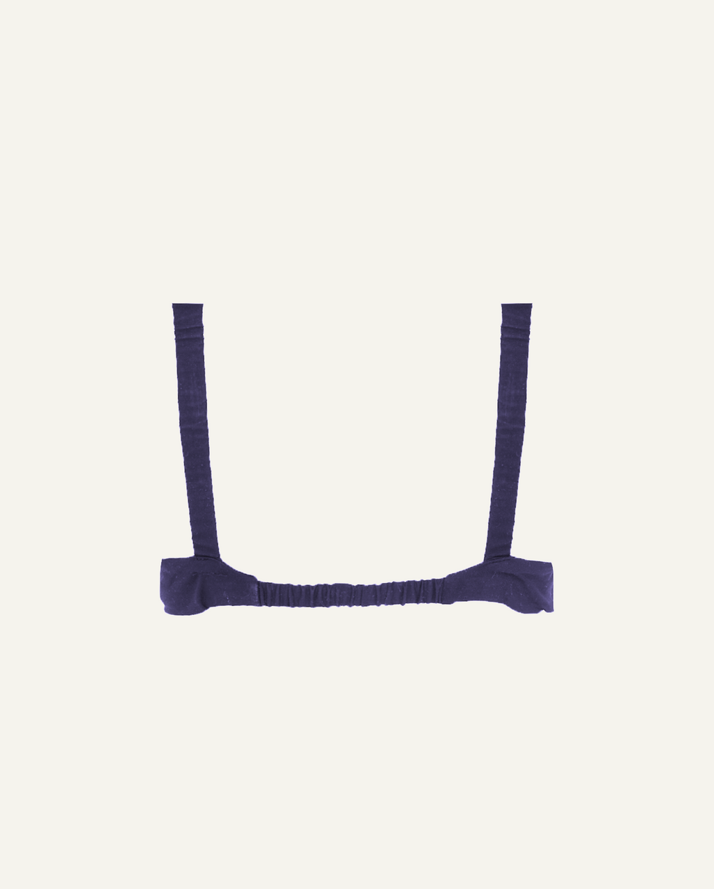 Merino Wool Front-Open Bra – Dark Blue-2