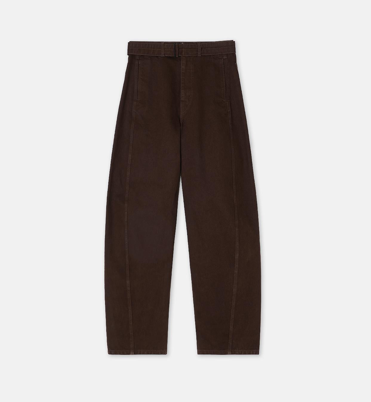 "Shadow Dance" Washed jeans women's design slim scimitar pants-5