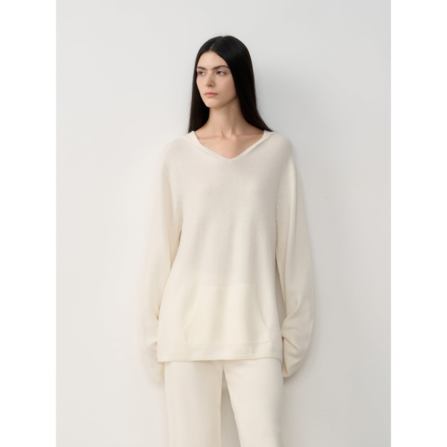 "Warm and waxy music" Australian merino wool knitted suit-7
