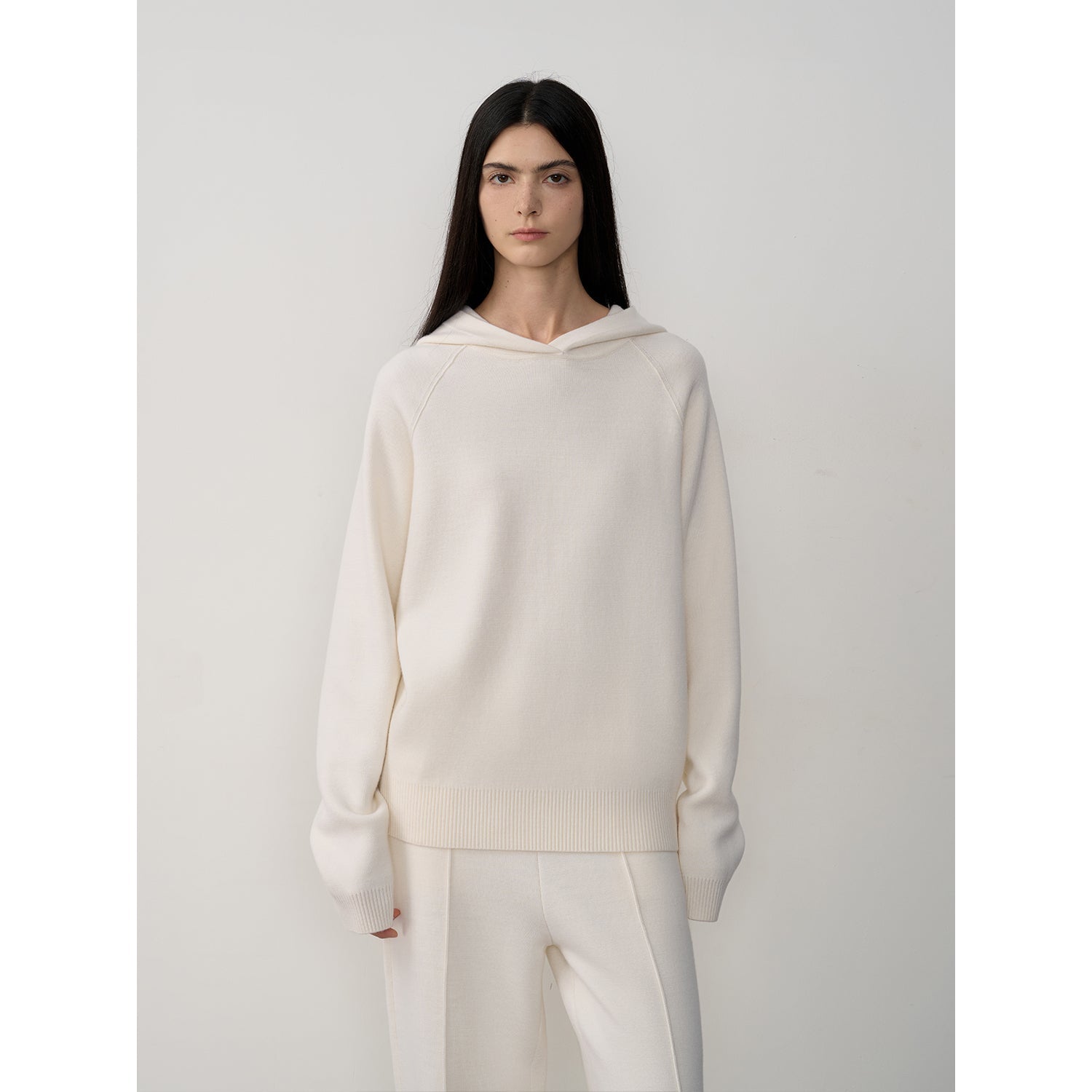 "Urban One" Wool Hooded Knit Outfit-0