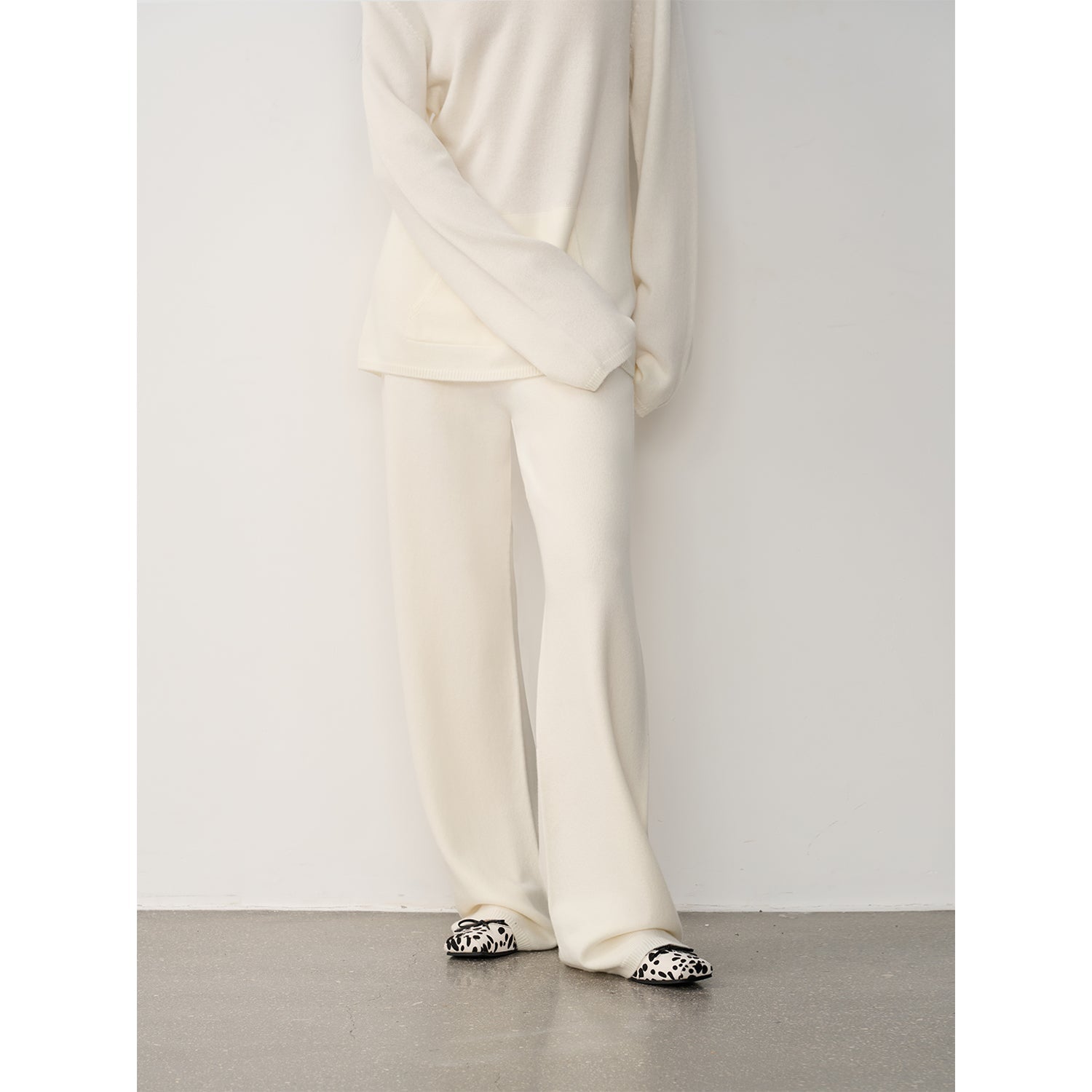 "Warm and waxy music" Australian merino wool knitted suit-8