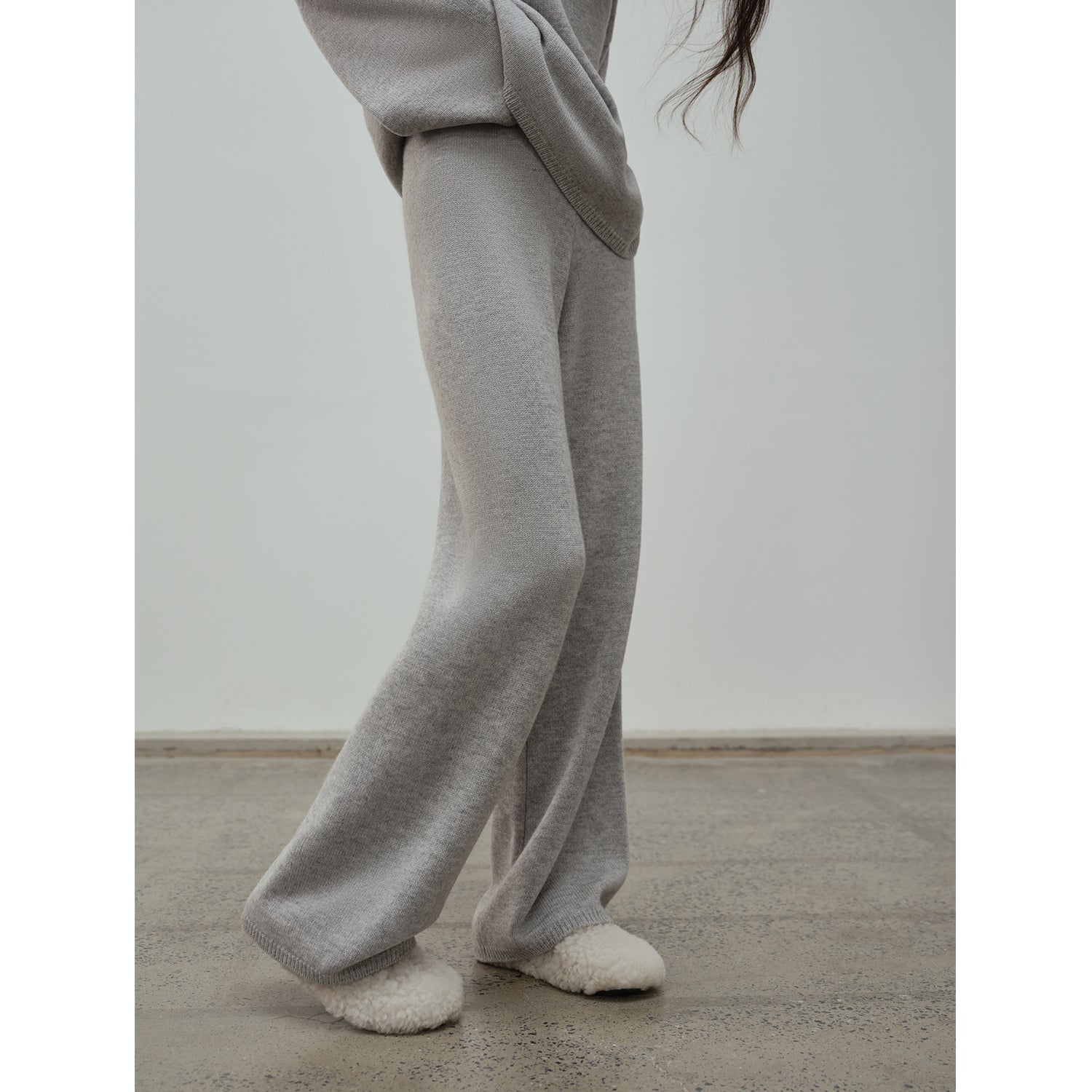 Wilderness Chasing Truth Minimalist Loose Wool Knit + Pants-9