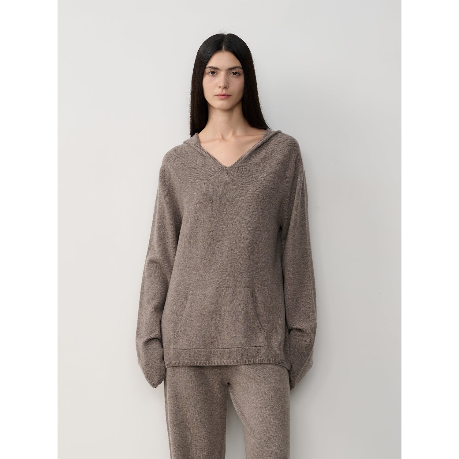 "Warm and waxy music" Australian merino wool knitted suit-5