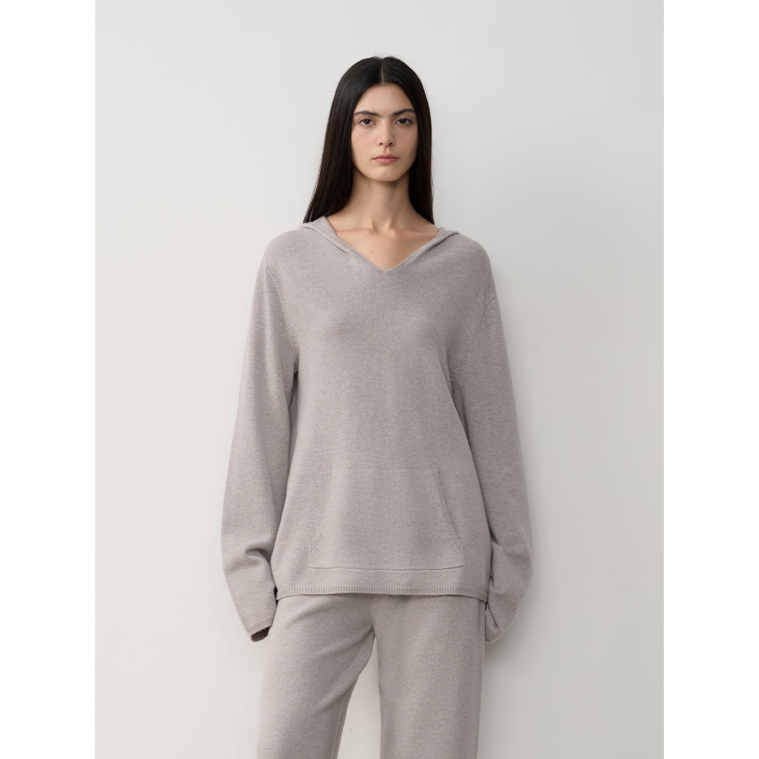 "Warm and waxy music" Australian merino wool knitted suit-10