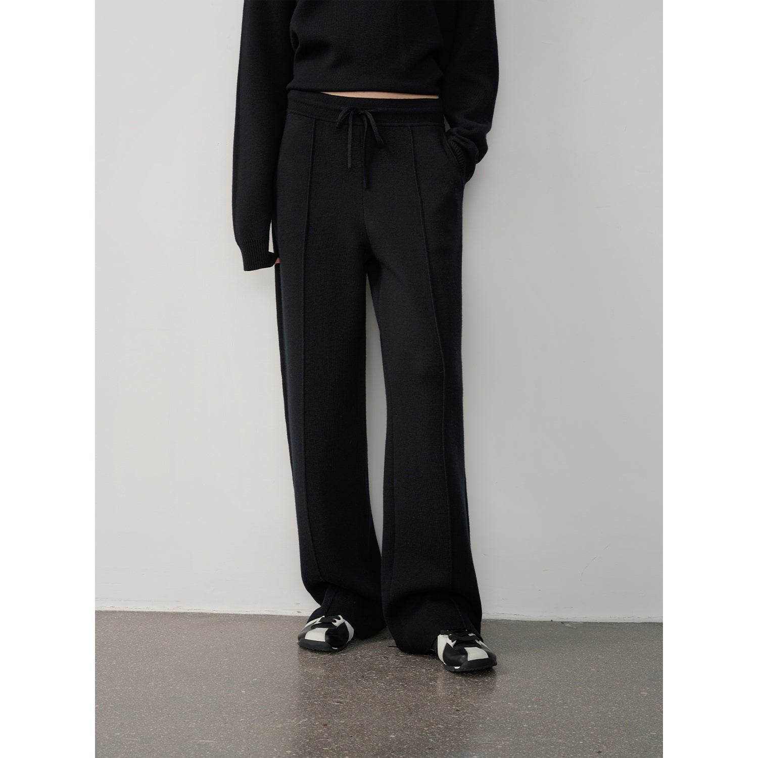 "Urban One" Wool Hooded Knit Outfit-10