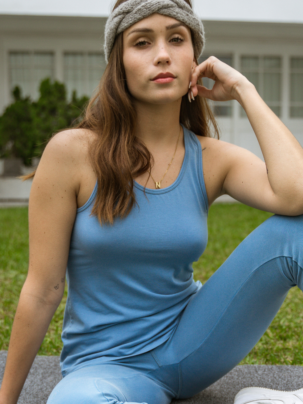 Andean Stone Racerback Tank Top-2