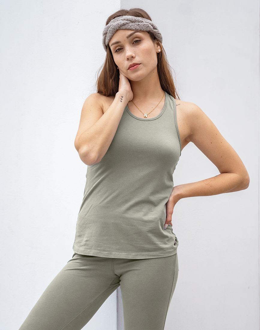 Andean Stone Racerback Tank Top-4