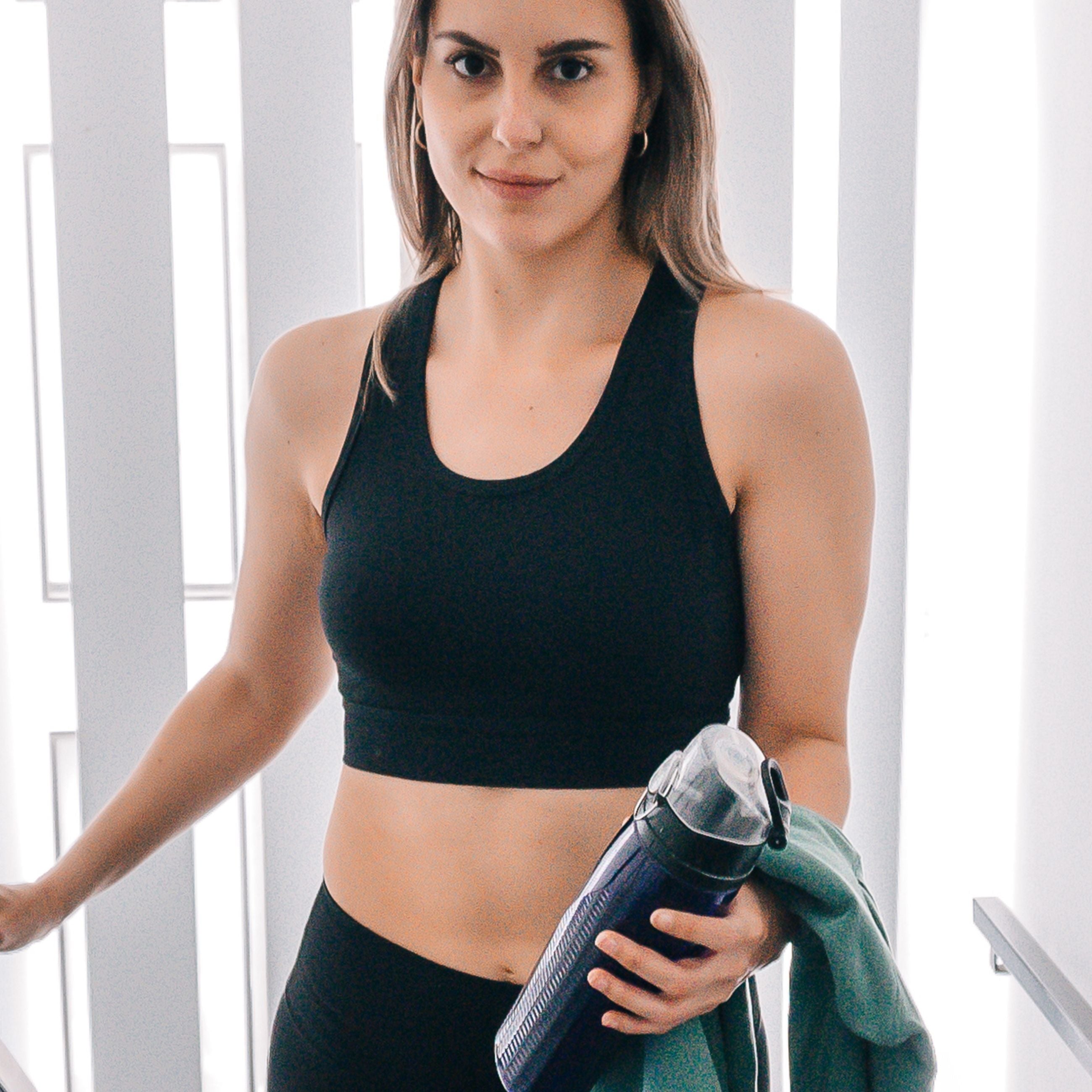 Black Organic Cotton Bra-2